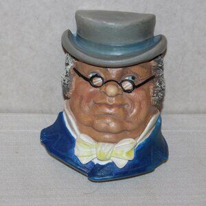 Legends England Chalkware Mr. Pickwick Wall Head – Oliver Twist Décor